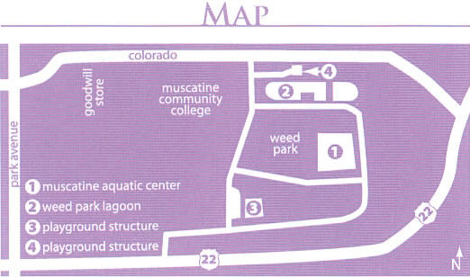 Aquatic Center Map
