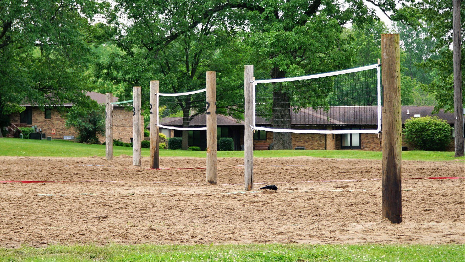 Sand Pit Volleyball Courts