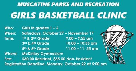 2018 Fall Girls Basketball Clinic