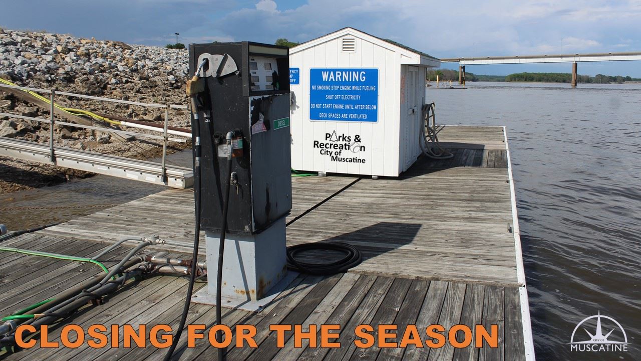 Gas Dock Closing For The Season Vertical
