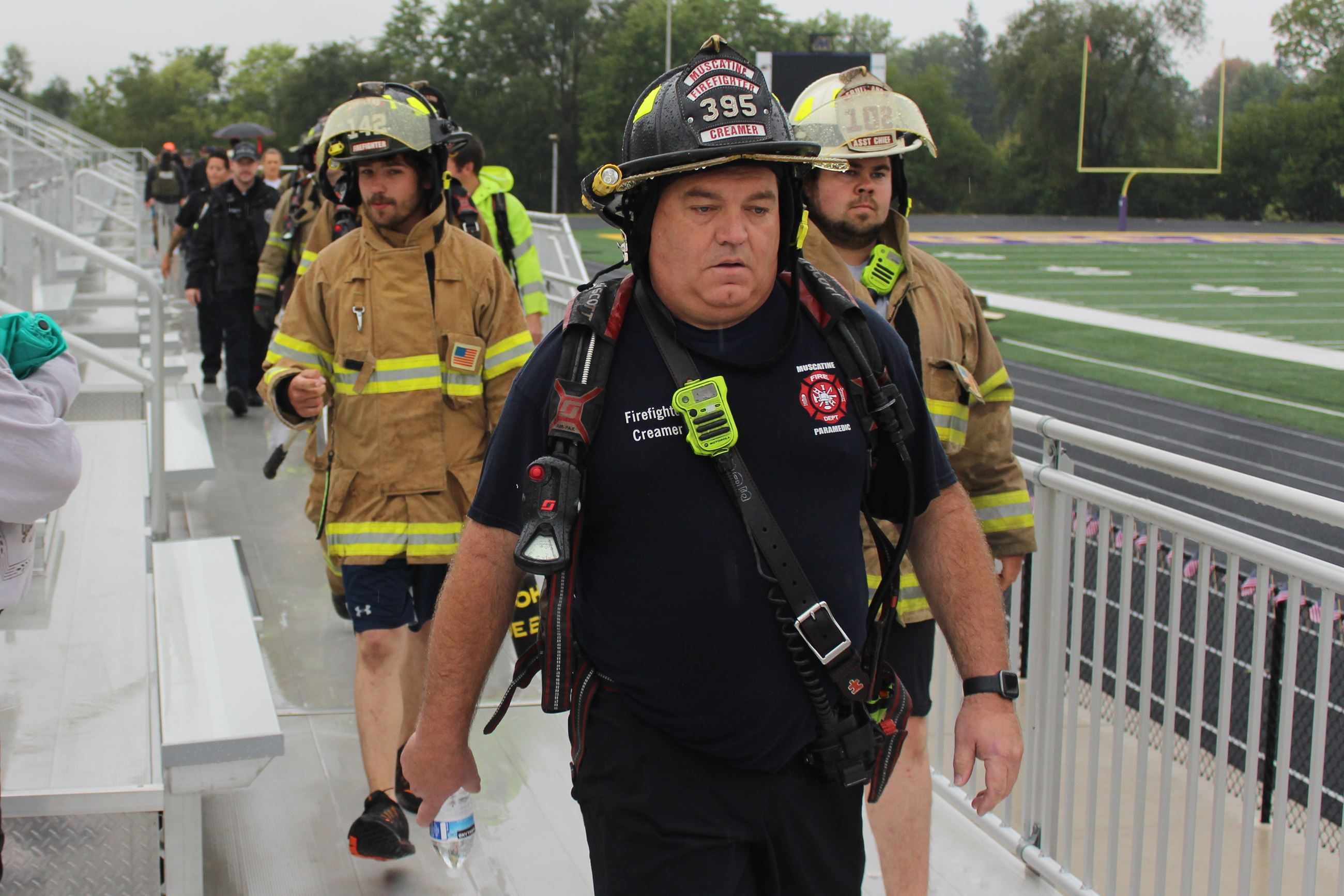 091123 Muscatine Stair Climb 007 = Lot of steps ahead