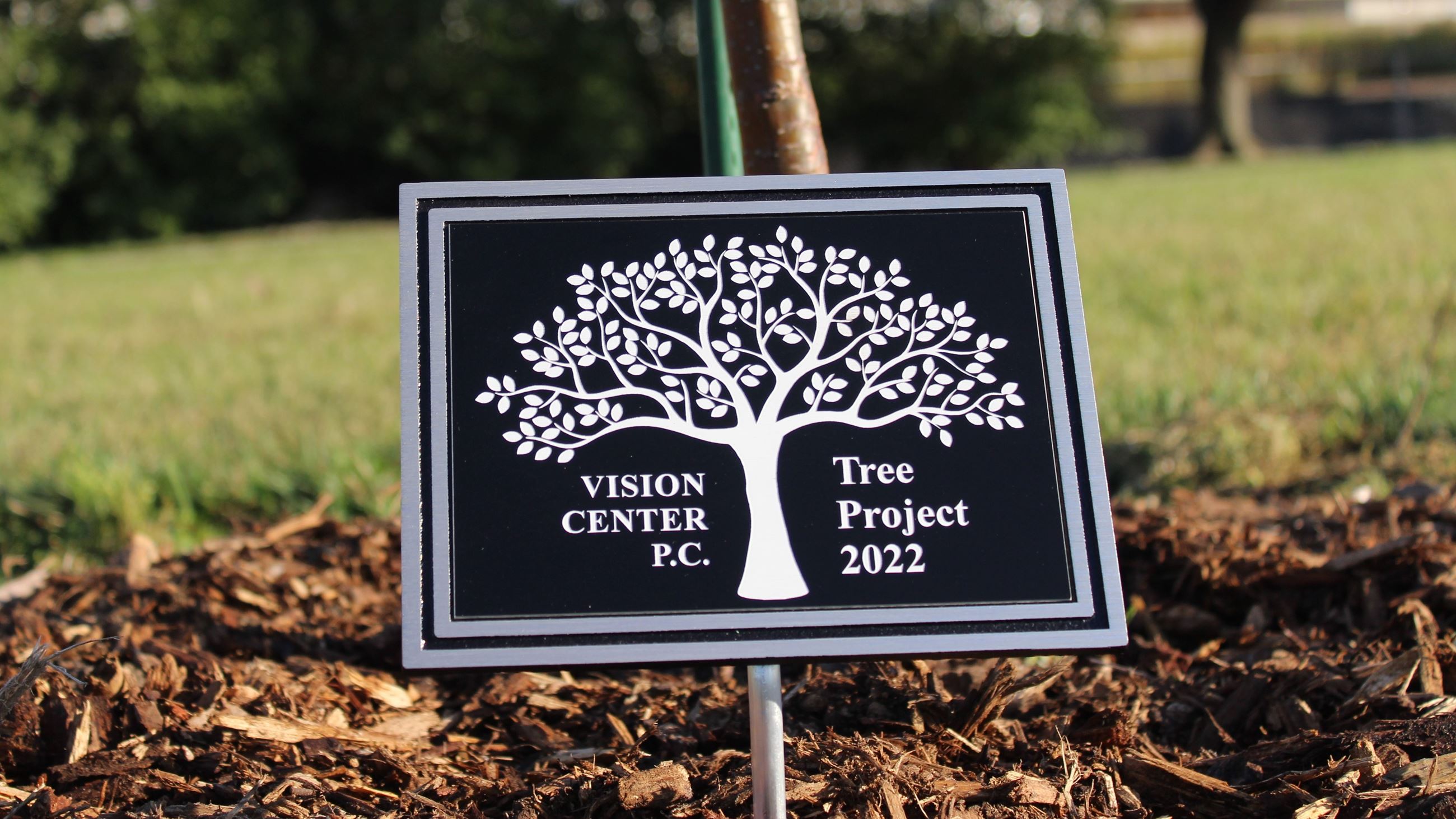 092022 Vision Center Tree Planting SIgn (JPG)