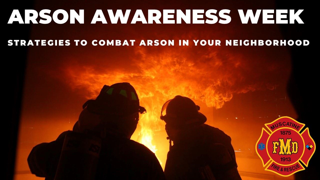 Arson Awareness Week Fire Department Promo with logo (JPG)