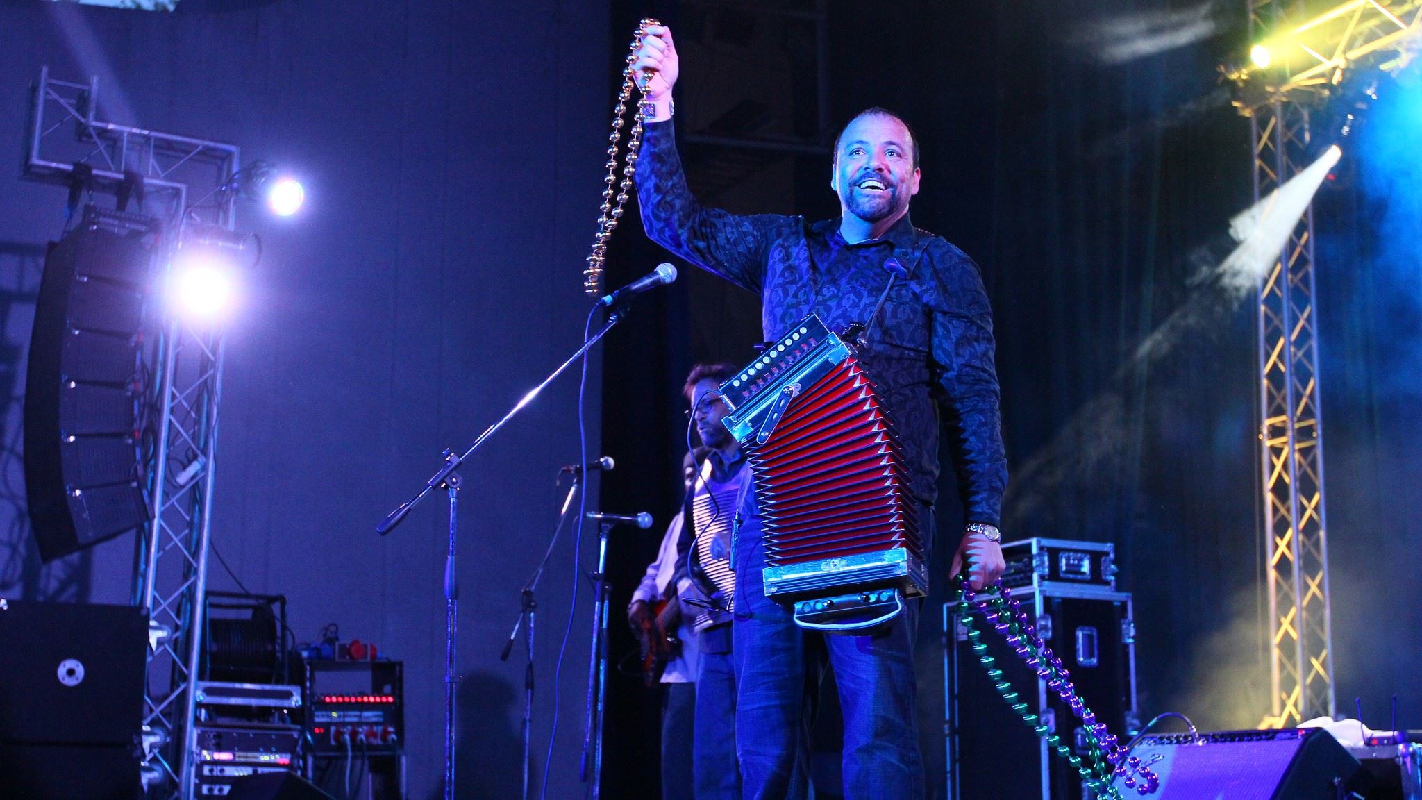 Terrance Simien - Grammy Award winner - on stage (JPG)