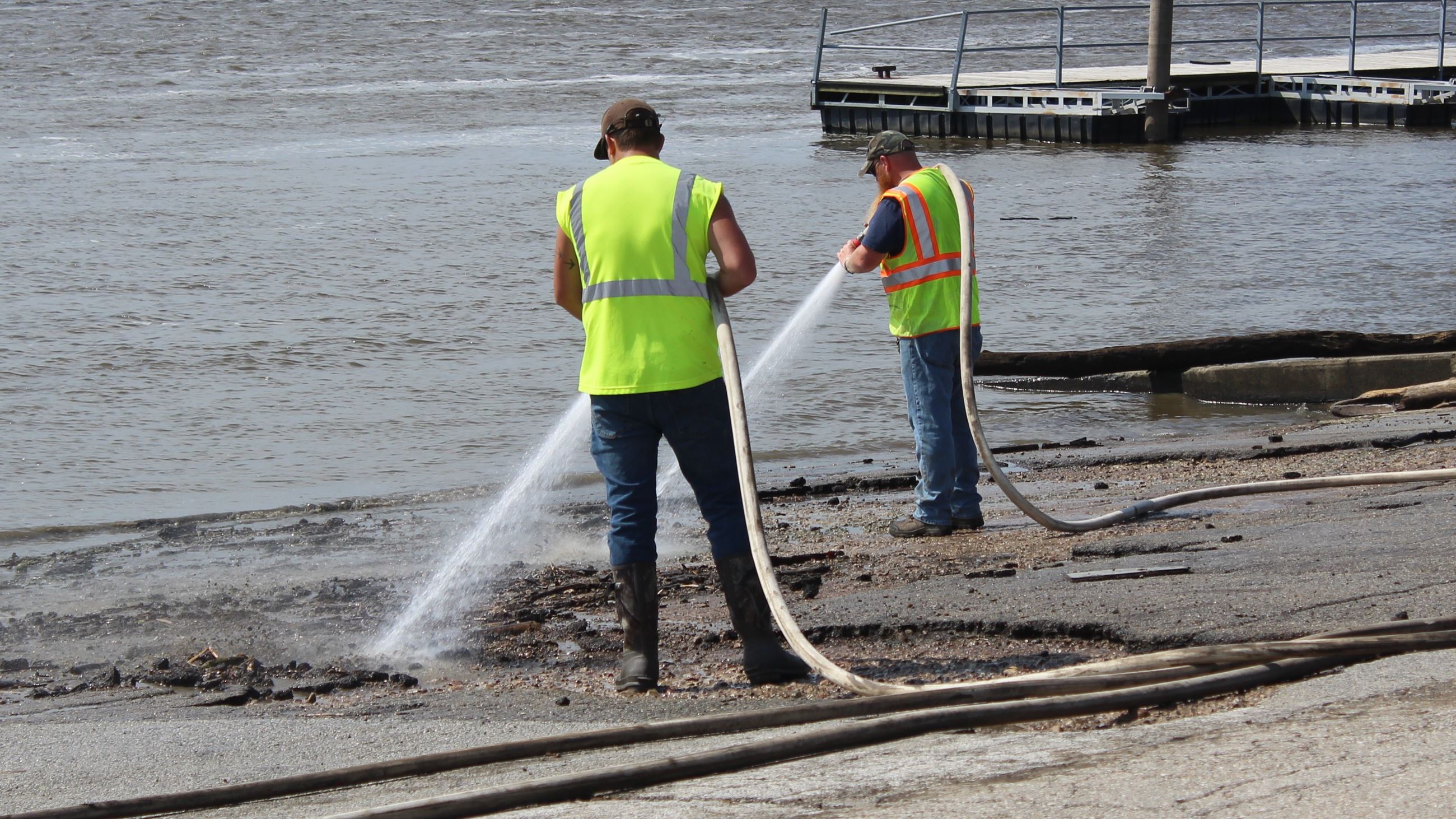 072924 Flooding 102 - Riverfront Park Cleanup