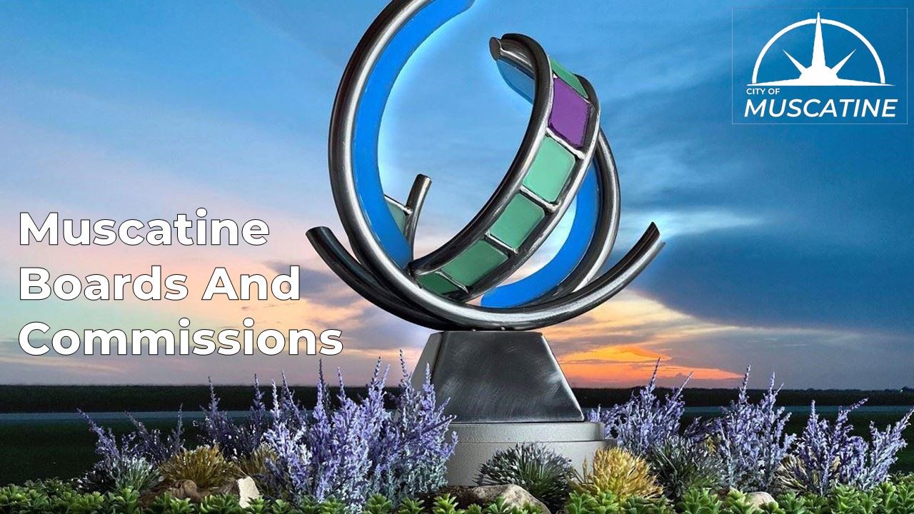 Muscatine Boards and Commission Promo Generic showing Zenith sculpture (JPG)