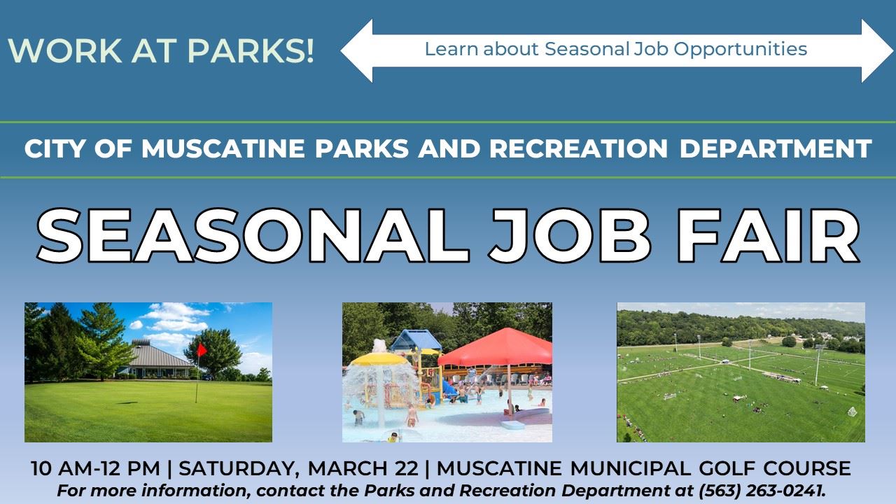 2025 Seasonal Job Fair March 22 (JPG) promo graphic