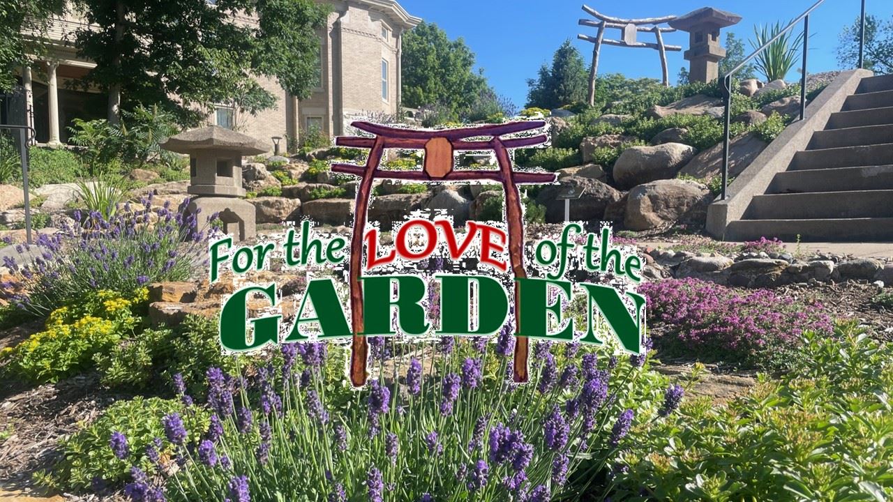 For the Love of the Garden Promo (JPG) showing garden with logo 