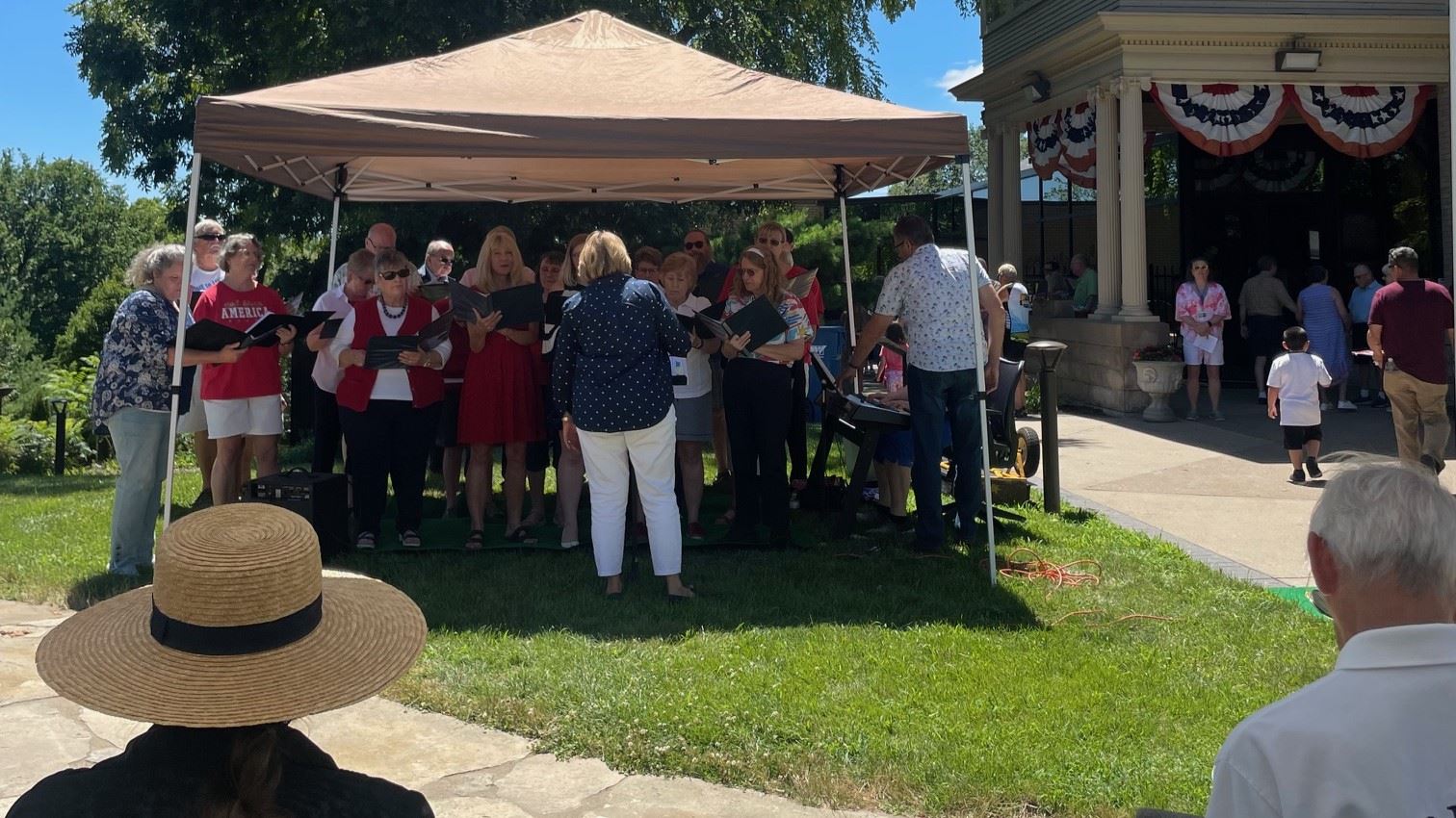Ice Cream Social Advance (JPG) Musical Entertainment while eating ice cream