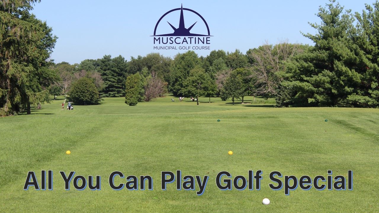 All You Can Play Golf Special (JPG) promo showing players on the course