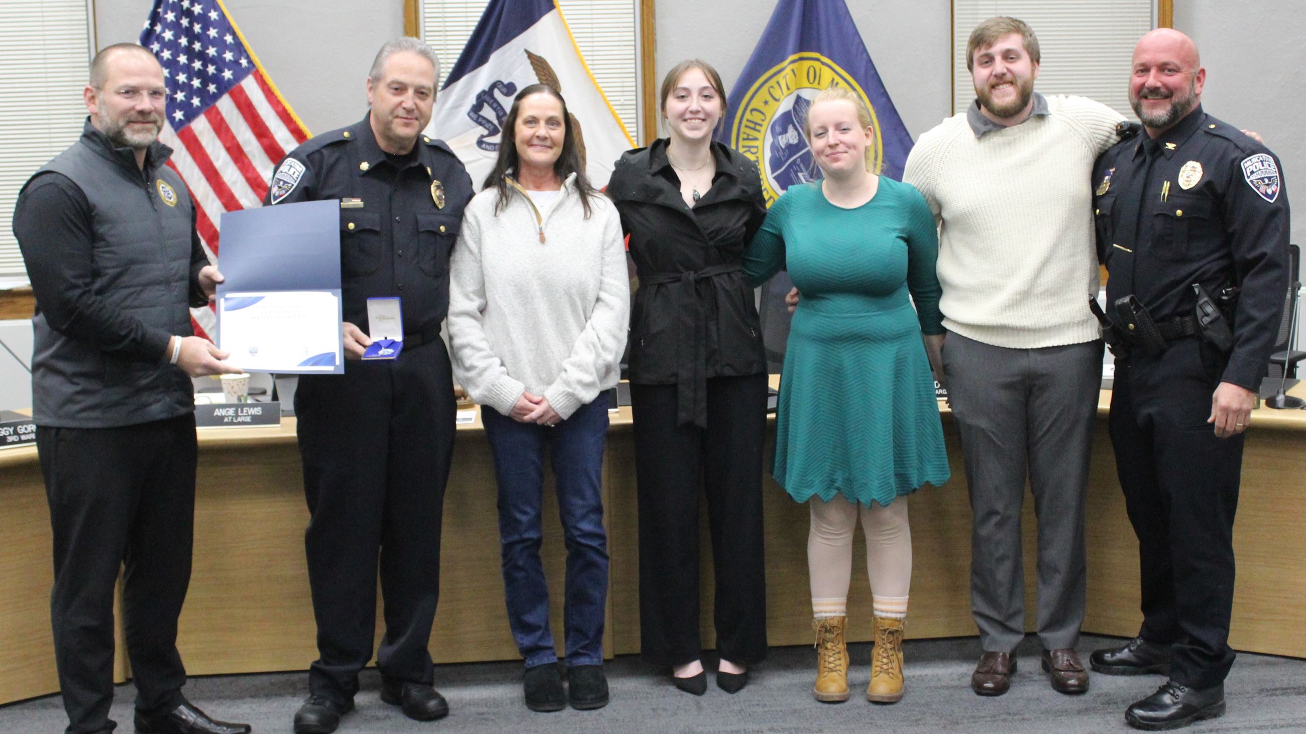 120225 Steve Snider Family 101 - Police Department Merit Awards (JPG)